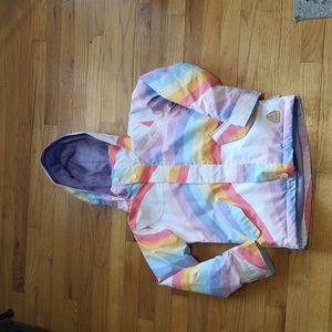 Girls Rainbow Burton Snowboard/ski jacket